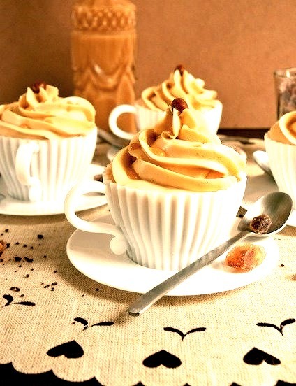 Caramel Latte Macchiato Cupcakes. 