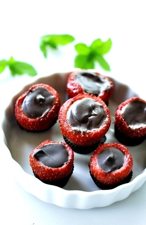 Chocolate-Filled Strawberries