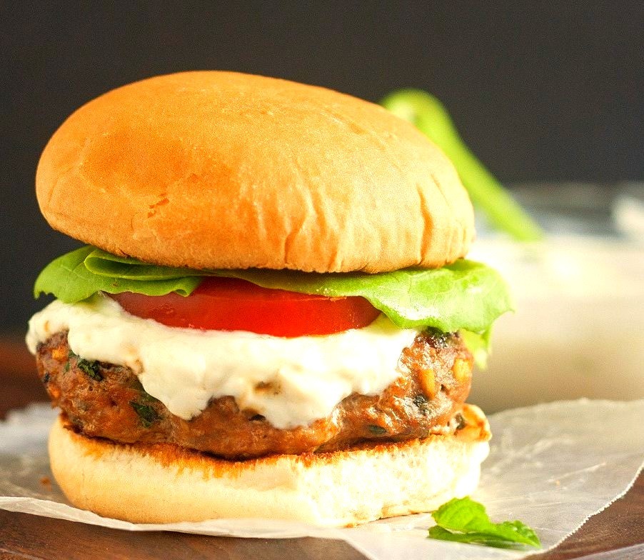 Recipe: Middle Eastern Turkey Burgers with Tzatziki Sauce