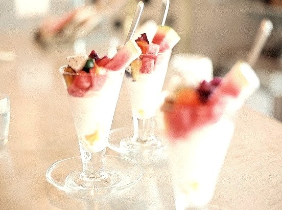 three fruit parfaits*** by **mog** on Flickr.