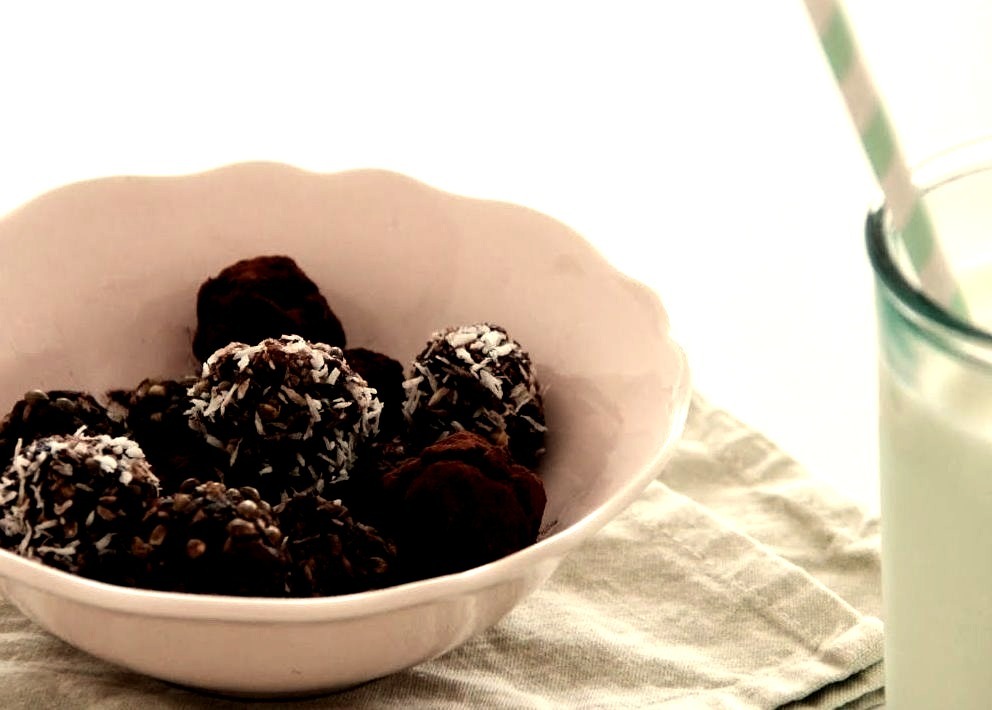 Crunchy Chocolate Coconut Truffles