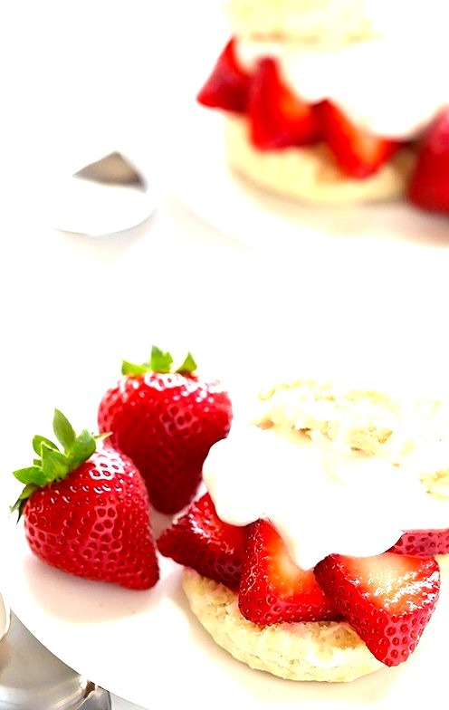 Strawberry Shortcake with Coconut Whipped Cream (Vegan)