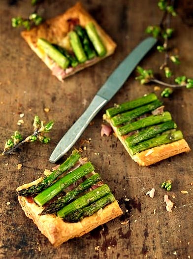 asparagus tart by Modern Taste on Flickr.